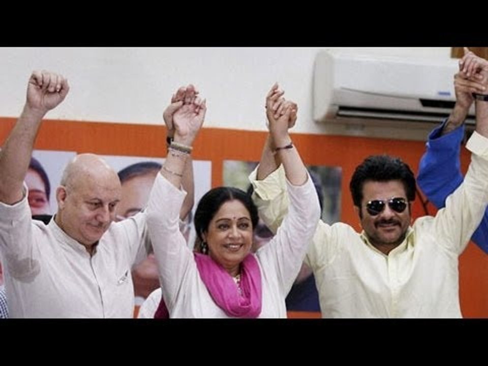 Anil Supports Kirron Kher In Chandigarh - BT