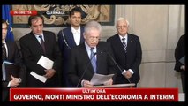 Governo, Mario Monti annuncia la lista dei Ministri..massoni d' ITALIA
