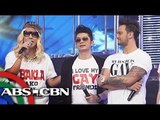 'Showtime' hosts wear pro-gay shirts