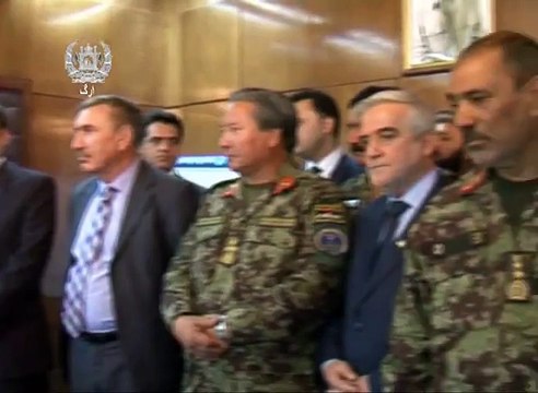 گزارش خبری معرفی سرپرست وزارت دفاع ملی، معاون اول و لوی درستیز Ashraf Ghani