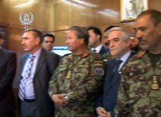 گزارش خبری معرفی سرپرست وزارت دفاع ملی، معاون اول و لوی درستیز Ashraf Ghani