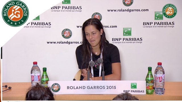 Press conference Ana Ivanovic 2015 French Open women's/R128