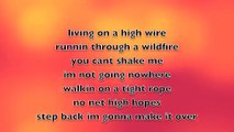 Livin' On A High Wire (lyrics) - Lemonade Mouth