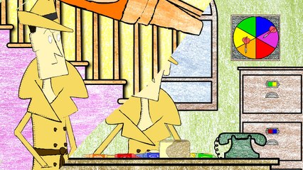 Sam Shade's Color Capers: Fool's Goldfish