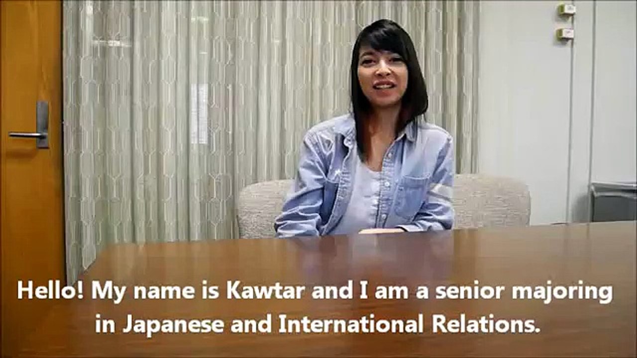 Kawtar Rai: Study in Tokyo, Japan at Meiji Gakuin University (UR-sponsored exchange)