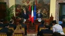 Roma - Conferenza stampa Monti - Berisha (07.05.12)