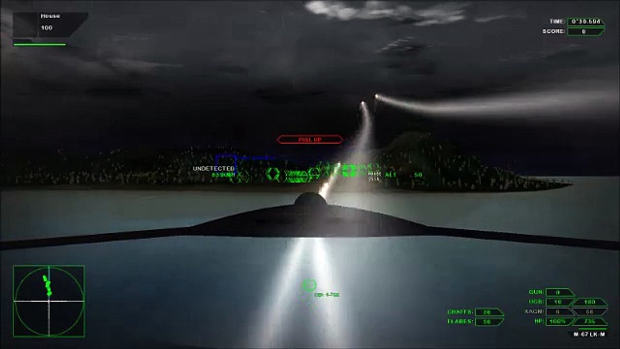 VT: Test bomber run 2