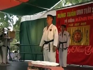 Tigers Chang Moo Kwan Taekwondo: Double Knifehand Chop