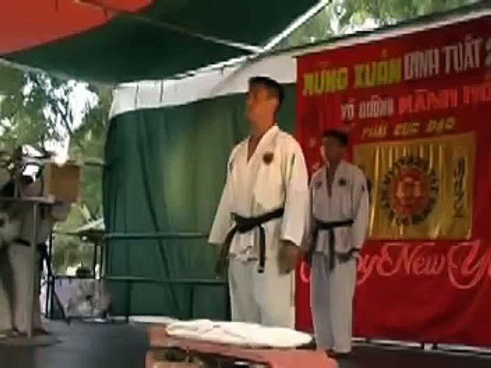 Tigers Chang Moo Kwan Taekwondo: Double Knifehand Chop