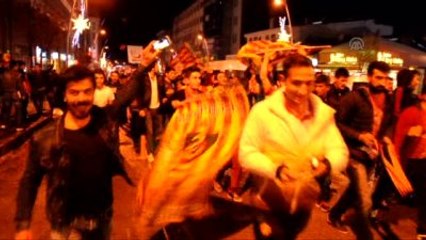 Galatasaray Taraftarlarının Derbi Galibiyeti Coşkusu