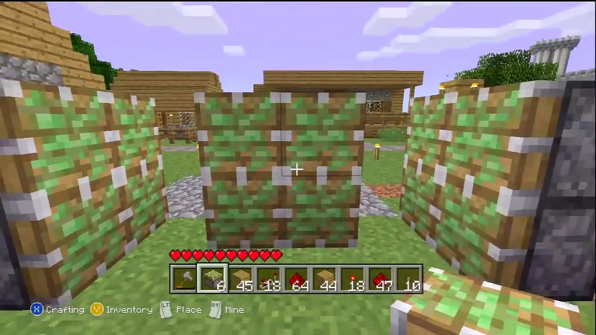 Minecraft Xbox 360 How To Make Classic 2x2 Hidden Piston Door