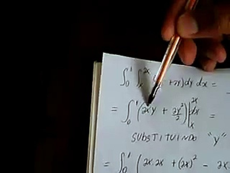 INTEGRAIS DUPLAS - PROF EDGAR