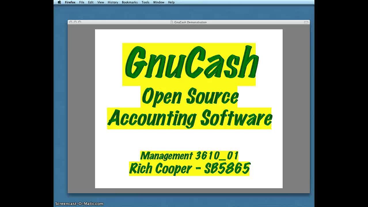 GnuCash Demo