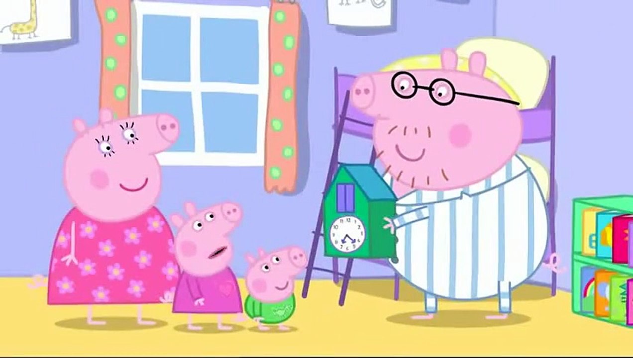 Πέππα το γουρουνάκι   Το ρολόι κούκος pepa pig greek new