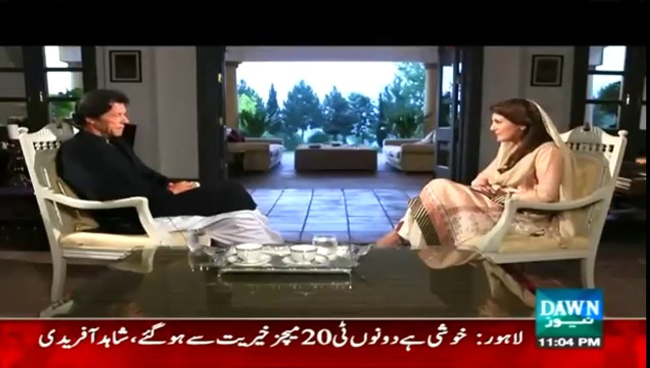 Reham Khan Interview with Imran khan - The Reham Khan Show 24 May 2015 On DAWN NEWS