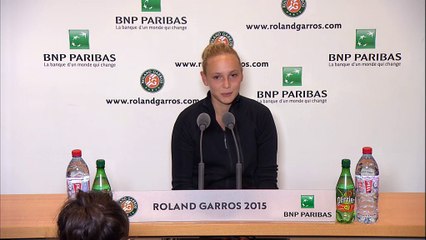 Roland-Garros - Vekić : "Elle était Française, c’était la favorite''
