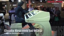 Musikmesse 2012 - Claudia Hirschfeld bei WERSI - Teil 2 - Live 'Eye of the Tiger'