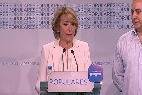 Aguirre: Hemos recibido el mensaje de los madrileños