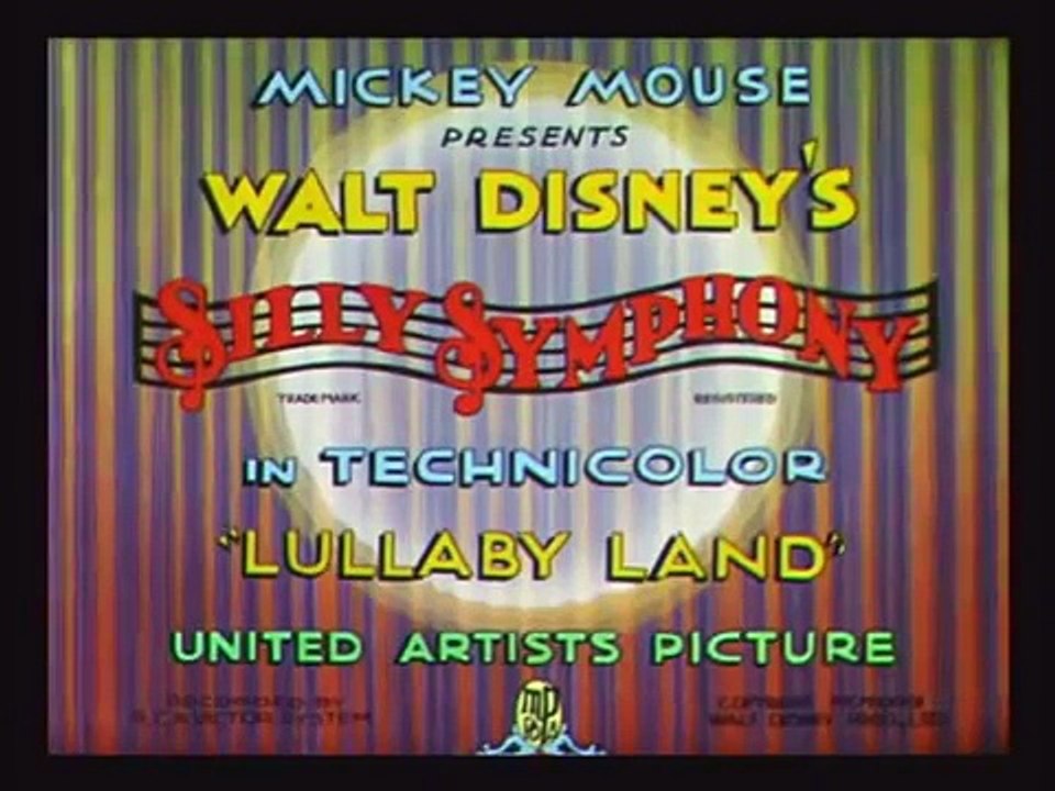 walt disney treasures - silly symphonies - lullaby land (1933)