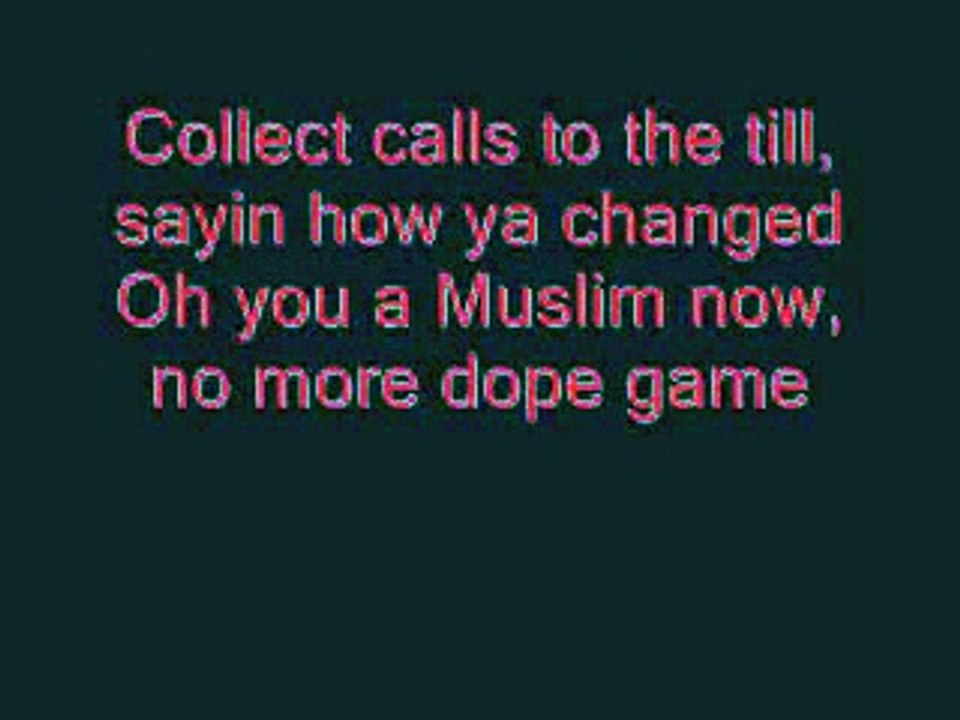 tupac-I ain't, mad at cha(lyrics