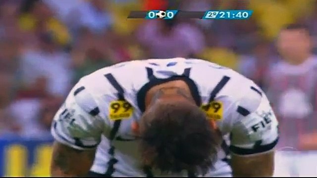 Paolo Guerrero falló increíble ocasión de gol en Corinthians (VIDEO)