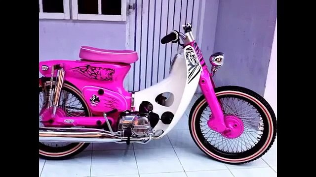Motor Bebek Jadul Modifikasi Motor Antik Street Honda Super Cub Astrea 800