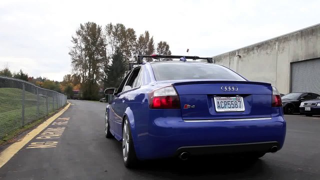 Audi B6 S4 Muffler and Resonator Delete Straight Pipe