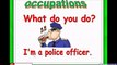 Jobs and Occupations Vocabulary-English for children, ESL Kids Lessons