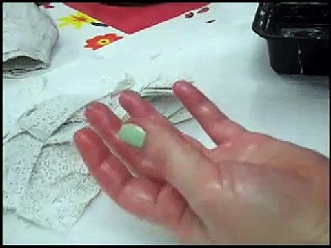 Hand sculptures using plaster craft