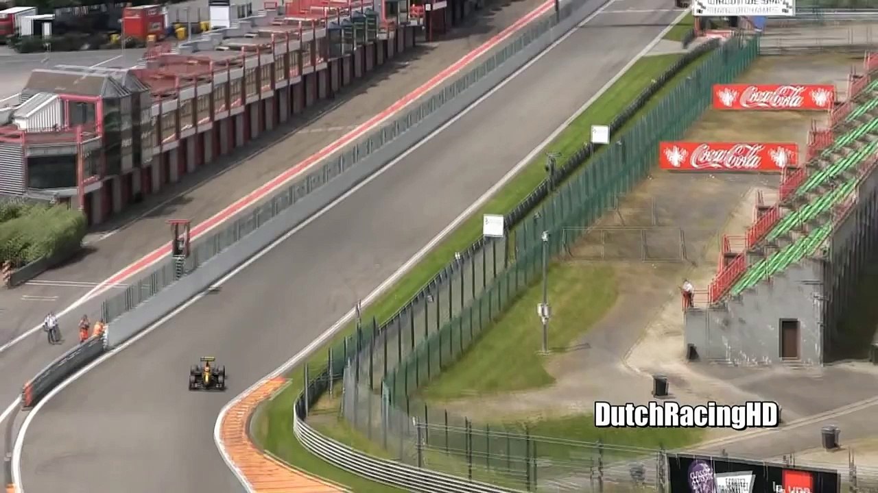 Renault R30 F1 Pirelli test car @ Spa Franchorchamps, PURE ENGINE SOUND UNCUT! [1080p HD]
