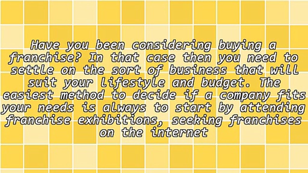 Looking Into A Franchise Business