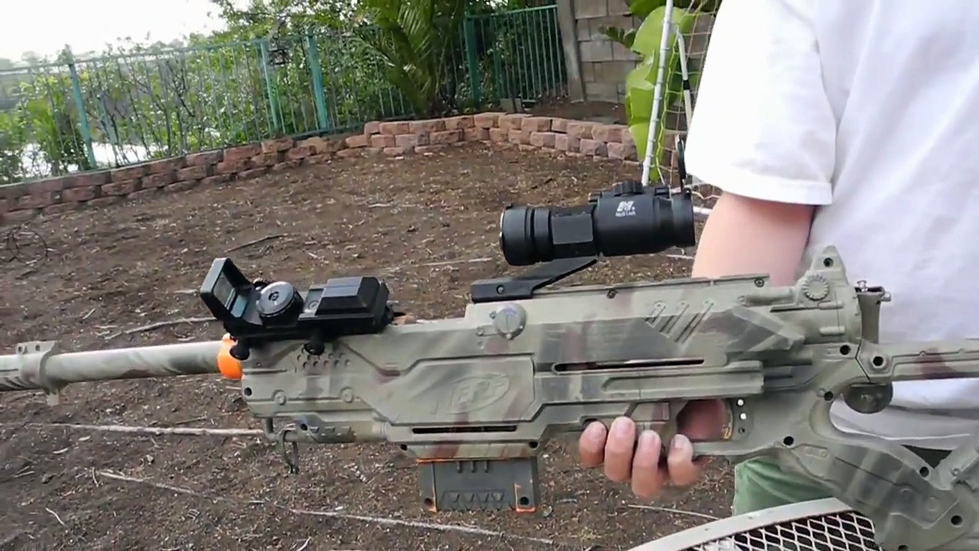 Nerf Longstrike Scout Sniper Rifle (L96A1) update - video Dailymotion