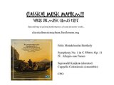 Mendelssohn - Symphony No. 1 in C Minor, Op. 11: IV. Allegro con Fuoco