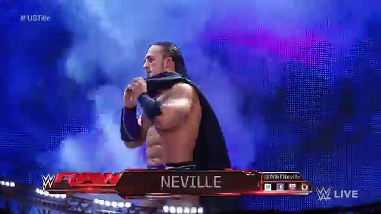 WWE John Cena vs. Neville – United States Championship Match- Raw, May 11, 2015