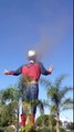 Big Tex on Fire after 60 years at the Texas State Fair