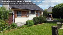 A vendre - maison - SAINT PATHUS (77178) - 3 pièces - 75m²