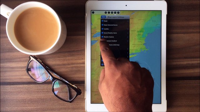 How Do Weather Maps Work in WeatherMate: A Tutorial on Weather Fronts Overlays