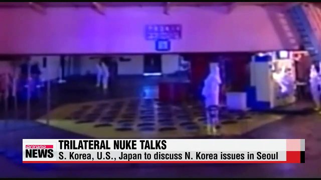 S. Korea, U.S., Japan to hold trilateral nuke talks in Seoul on Tuesday