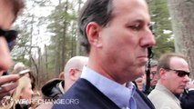 Rick Santorum Slammed by WeAreChange - Ron Paul and Lt. Colonel Schaffer Assist