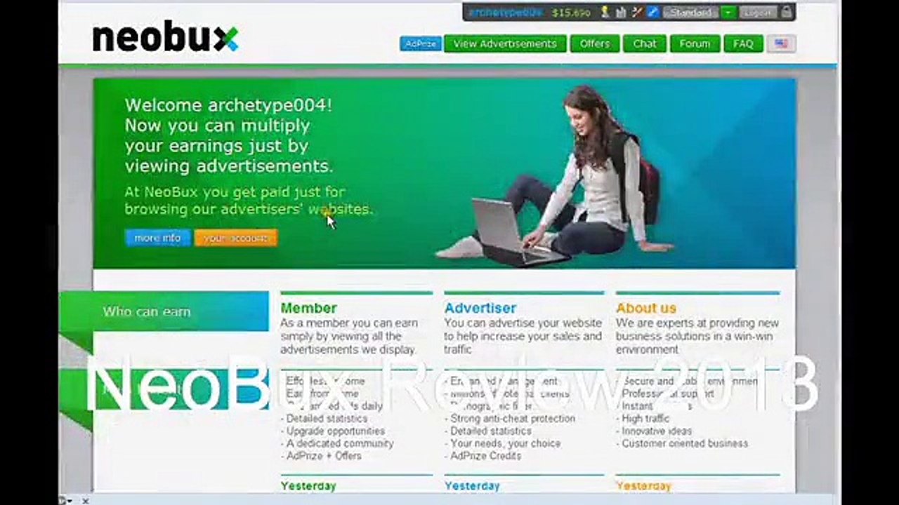 Neobux 2013 Earn $40 - $120 Daily!-!