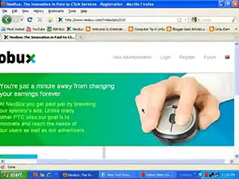 Neobux Registration Earn Money By Neobux - Video Dailymotion
