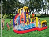 Check Banzai Aqua Sports Inflatable Water Park Slide