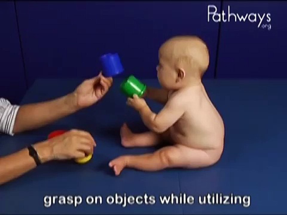 6 Month Olds Babies in Sitting, Typical and Atypical Development Comparision