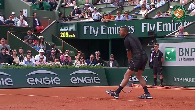 Jo-Wilfried Tsonga v. Christian Lindell 2015 French Open Men's
