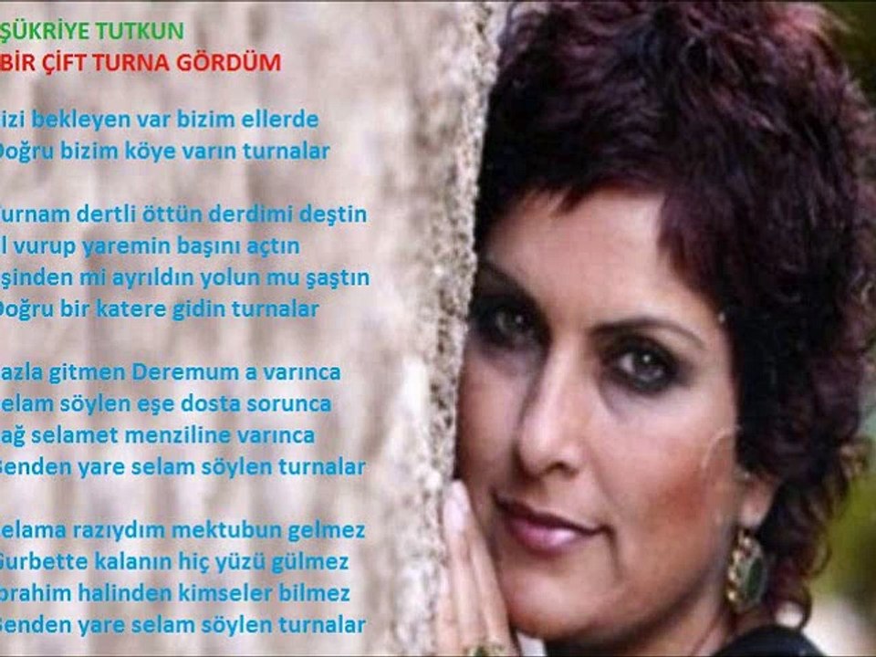 BİR ÇİFT TURNA GÖRDÜM / ŞÜKRİYE TUTKUN