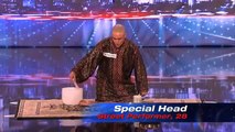 America's Got Talent 2013   Special Head Levitates and Shocks the Crowd   New AGT Audition