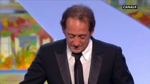Les larmes de Vincent Lindon - Festival de Cannes 2015