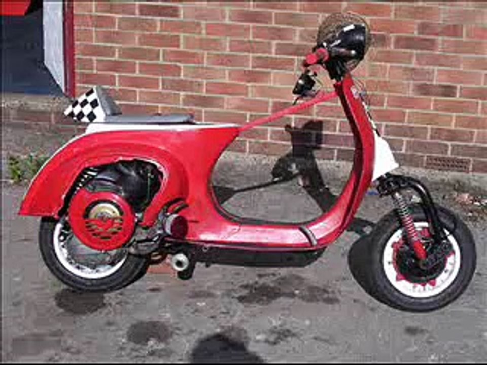 How to build a very fast race engine for a vespa tuned up race bike