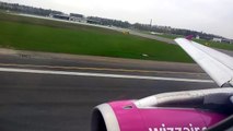 Lublin Airport ✈ | kołowanie i start | Wizz Air - Airbus A320