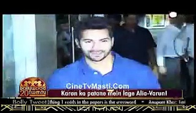 Karan Ko Patane Mein Lage Alia Varun 25th May 2015 CineTvMasti.Com